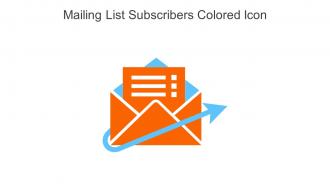 Mailing List Subscribers Colored Icon In Powerpoint Pptx Png And Editable Eps Format