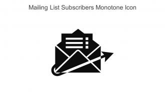 Mailing List Subscribers Monotone Icon In Powerpoint Pptx Png And Editable Eps Format