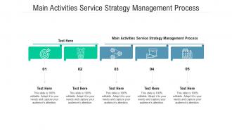 Main activities service strategy management process ppt powerpoint presentation professional diagrams cpb
