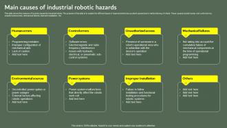 Main Causes Of Industrial Robotic Hazards Optimizing Business Performance Using Industrial Robots IT