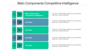 Main components competitive intelligence ppt powerpoint presentation show themes cpb