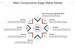 Main components sage maker model ppt powerpoint presentation portfolio slide portrait cpb