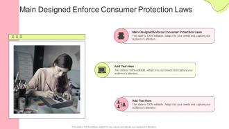 Main Designed Enforce Consumer Protection Laws In Powerpoint And Google Slides Cpb