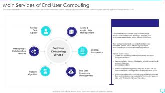 Main Services Of End User Computing Desktop Virtualization