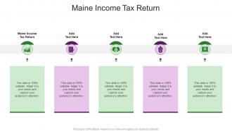 Maine Income Tax Return In Powerpoint And Google Slides Cpb