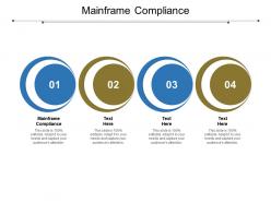 Mainframe compliance ppt powerpoint presentation slides graphics cpb