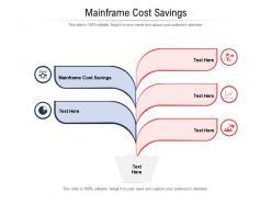 Mainframe cost savings ppt powerpoint presentation layouts samples cpb