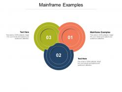 Mainframe examples ppt powerpoint presentation slides background image cpb