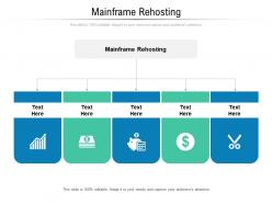 Mainframe rehosting ppt powerpoint presentation ideas microsoft cpb