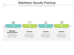 Mainframe security practices ppt powerpoint presentation gallery outline cpb