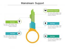 Mainstream support ppt powerpoint presentation file graphics cpb