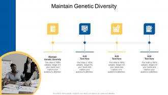 Maintain Genetic Diversity In Powerpoint And Google Slides Cpb