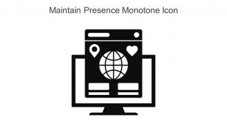 Maintain Presence Monotone Icon In Powerpoint Pptx Png And Editable Eps Format