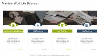 Maintain Work Life Balance In Powerpoint And Google Slides Cpb