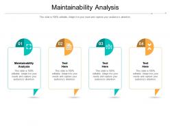 Maintainability analysis ppt powerpoint presentation outline example cpb