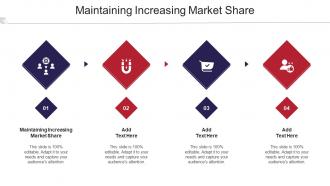 Maintaining Increasing Market Share Ppt Powerpoint Presentation Summary Cpb