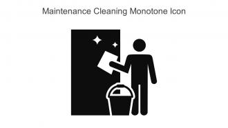 Maintenance Cleaning Monotone Icon In Powerpoint Pptx Png And Editable Eps Format