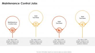 Maintenance Control Jobs In Powerpoint And Google Slides Cpp