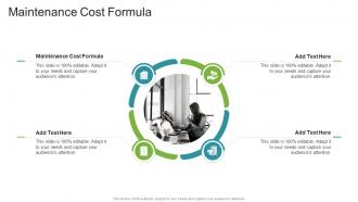 Maintenance Cost Formula In Powerpoint And Google Slides Cpb