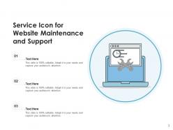 Maintenance Icon Database Service Gears Industrial Equipment