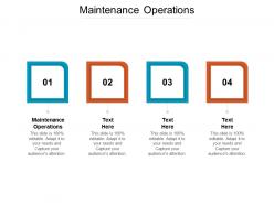 Maintenance operations ppt powerpoint presentation gallery introduction cpb