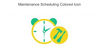 Maintenance Scheduling Colored Icon In Powerpoint Pptx Png And Editable Eps Format