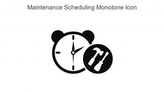 Maintenance Scheduling Monotone Icon In Powerpoint Pptx Png And Editable Eps Format