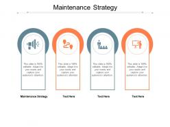 Maintenance strategy ppt powerpoint presentation portfolio deck cpb