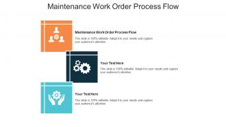 Maintenance work order process flow ppt powerpoint presentation styles slide portrait cpb