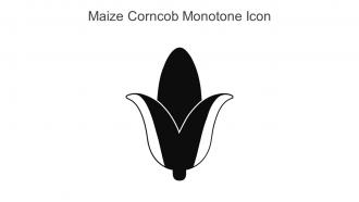 Maize Corncob Monotone Icon In Powerpoint Pptx Png And Editable Eps Format
