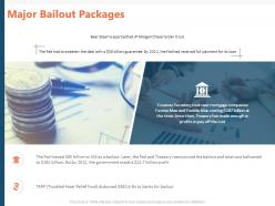 Major bailout packages ppt powerpoint presentation gallery ideas