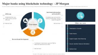 Major Banks Using Blockchain Technology JP Morgan Blockchain Technology Reforming BCT SS