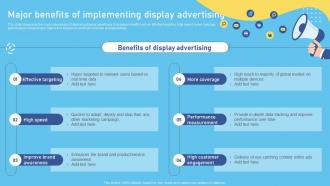 Major Benefits Of Implementing Display Advertising Complete Overview Of The Role