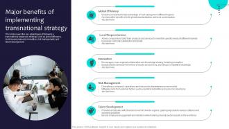 Major Benefits Of Implementing Transnational Strategy Globalization Strategy To Expand Strategt SS V