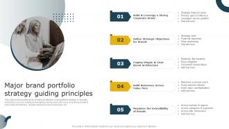 Major Brand Portfolio Strategy Guiding Principles Aligning Brand Portfolio Strategy With Business
