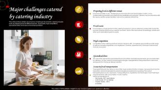 Major Challenges Catered By Catering Industry Food Catering Business Plan BP SS