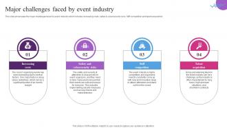 Major Challenges Faced By Event Industry Entertainment Event Services Business Plan BP SS