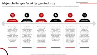 Major Challenges Faced By Gym Industry Fitness Center Business Plan BP SS