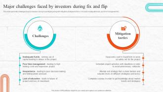 Major Challenges Faced By Investors During Fix And Flip