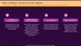 Major Challenges Faced By Jewelry Industry Ornaments Photography Business BP SS