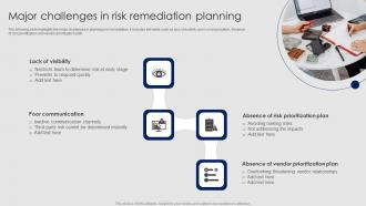 Major Challenges In Risk Remediation Planning