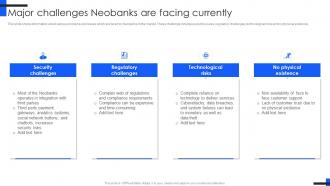 Major Challenges Neobanks Comprehensive Guide For Mobile Banking Fin SS V