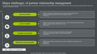 Major Challenges Of Partner Relationship Management Business Relationship Management To Build