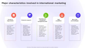 Major Characteristics Involved In International Marketing Introduction To Global MKT SS V