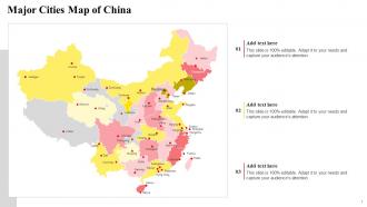 Major Cities Map Of China
