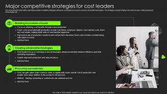 Major Competitive Strategies For Cost Leaders Building Substantial Business Strategy