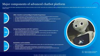 Major Components Of Advanced Chatbot Platform Everything About Chat GPT Generative ChatGPT SS