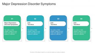 Major Depression Disorder Symptoms In Powerpoint And Google Slides Cpb