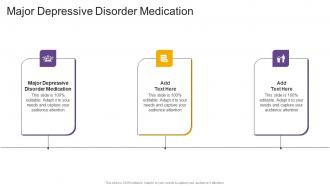Major Depressive Disorder Medication In Powerpoint And Google Slides Cpb