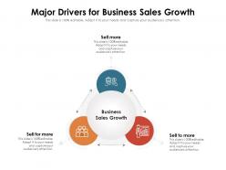 Major drivers for business sales growth